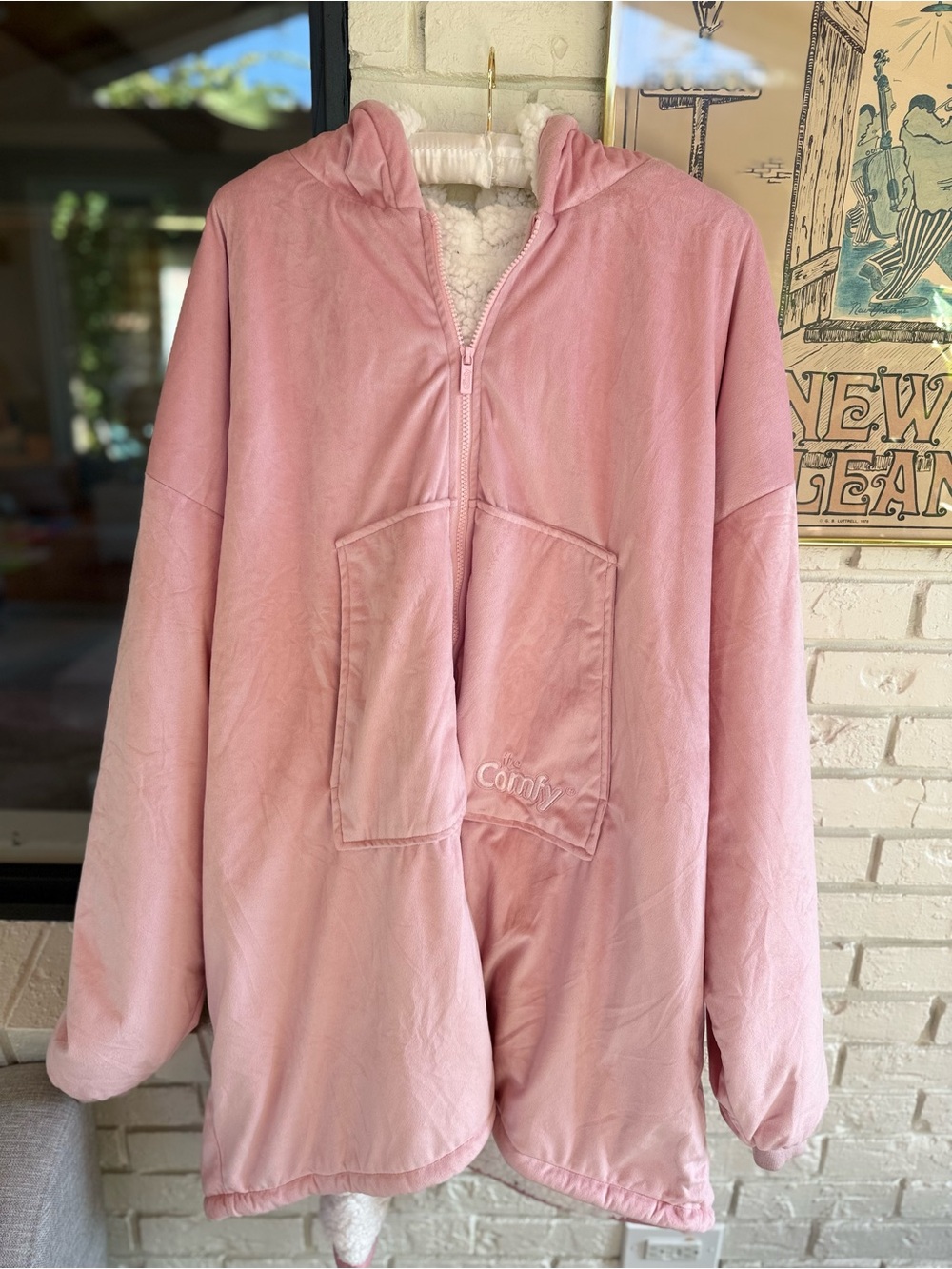 Comfy Pink Hooded Teddy Jacket - Oversized Cozy Coat